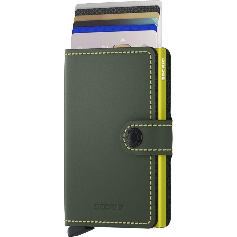 Secrid Miniwallet - Matte Leather - Green/Lime, , large image number 1