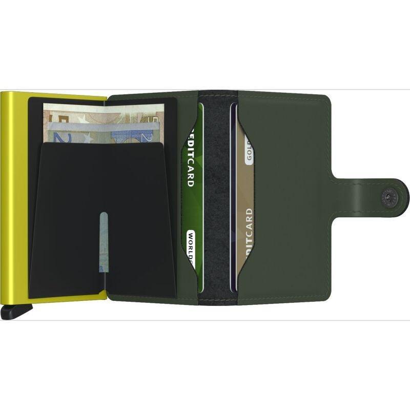 Secrid Miniwallet - Matte Leather - Green/Lime, , large image number 3