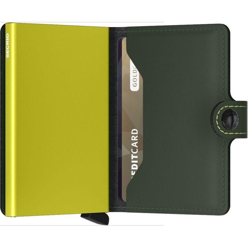 Secrid Miniwallet - Matte Leather - Green/Lime, , large image number 4
