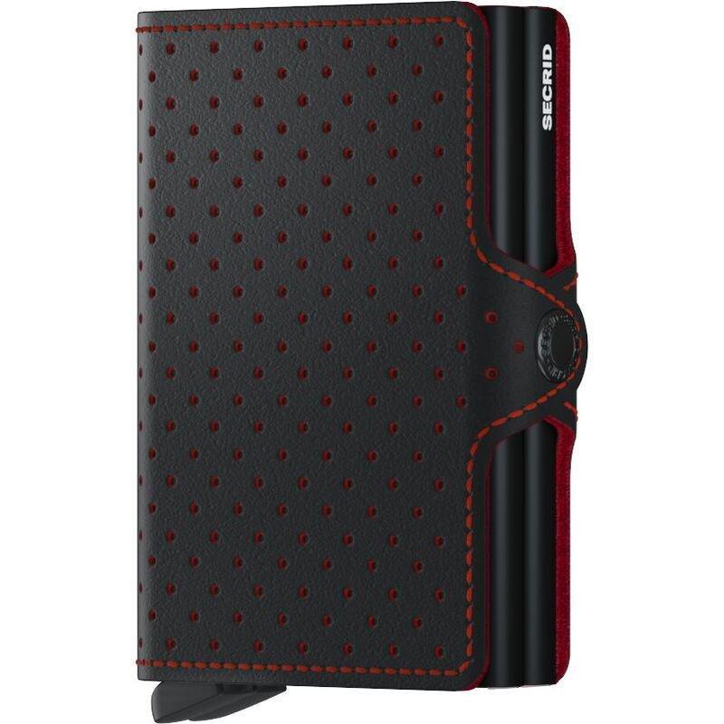 Secrid Twinwallet - Perforated Leather - Black/Red, , large image number 0
