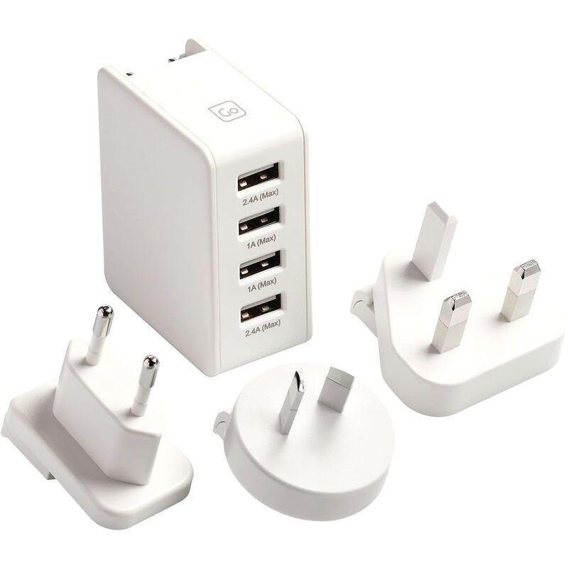Go Travel 575 Adaptor - World USB Charger with 4 USB Ports, , large image number 0