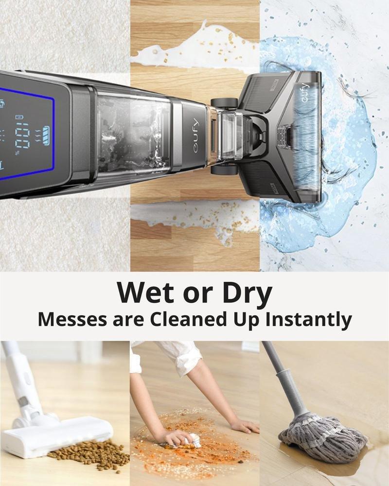 Eufy Wetvac W31 Wet Dry Vacuum Cleaner And Mop - Black, , large image number 5