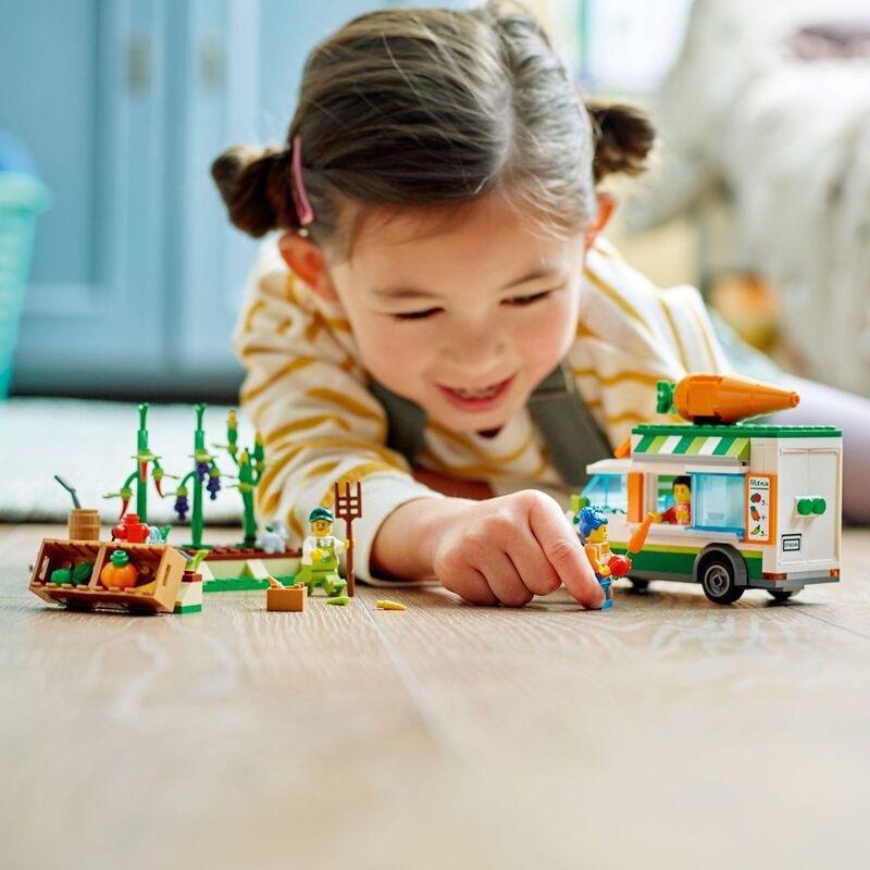 LEGO City Farmers Market Van 60345 (310 Pieces), , large image number 1