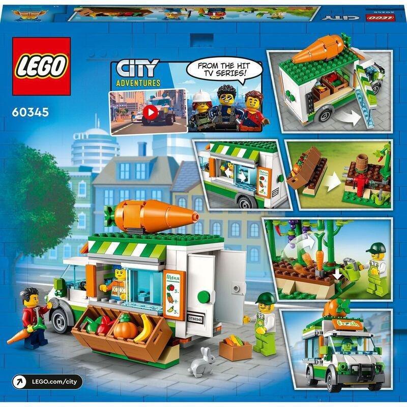LEGO City Farmers Market Van 60345 (310 Pieces), , large image number 6
