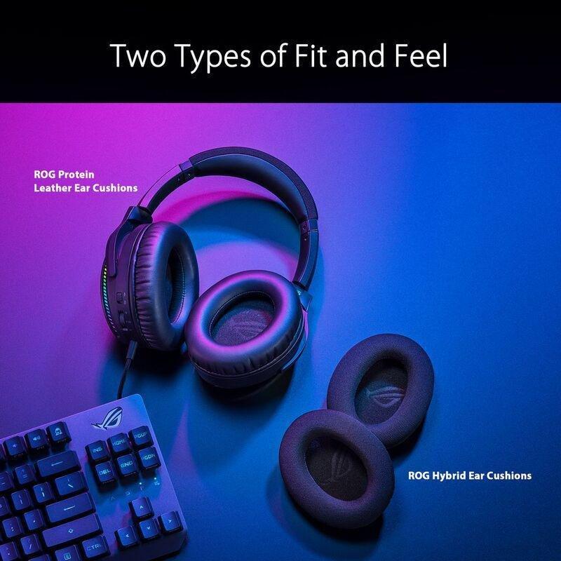 ASUS ROG Fusion II 300 RGB Gaming Headset - Black, , large image number 3