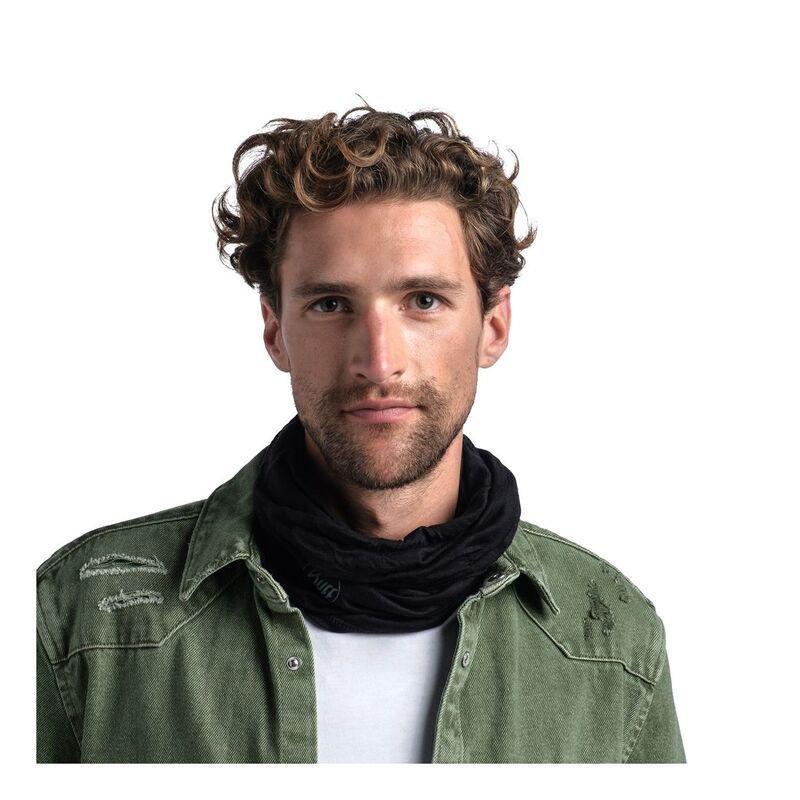 Buff Lightweight Merino Wool Solid Black Adult SS22 Headwear, , large image number 1