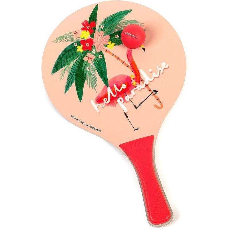 Legami Beach Rackets & Balls - Flamingo, , large image number 1