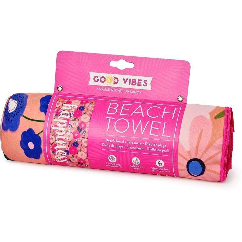 Legami Beach Towel - Flowers (85 x 180 cm), , large image number 2