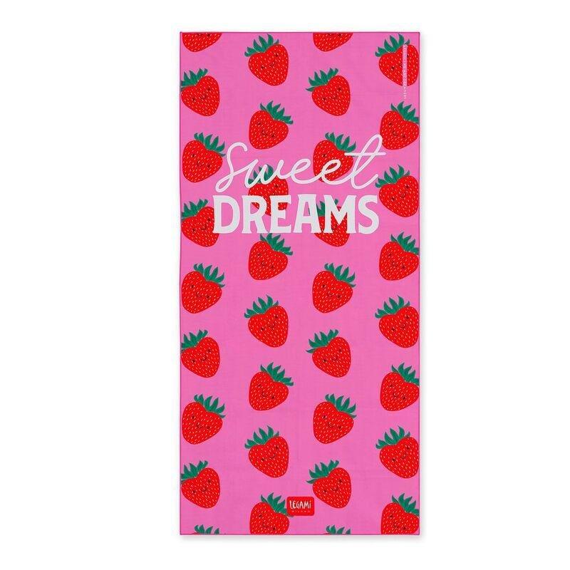 Legami Beach Towel - Strawberry (85 x 180 cm), , large image number 0