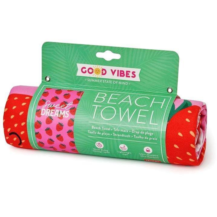 Legami Beach Towel - Strawberry (85 x 180 cm), , large image number 2