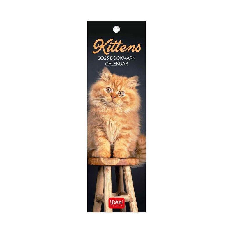 Legami Bookmark Calendar 2023 (5.5 x 18 cm) - Kittens, , large image number 0