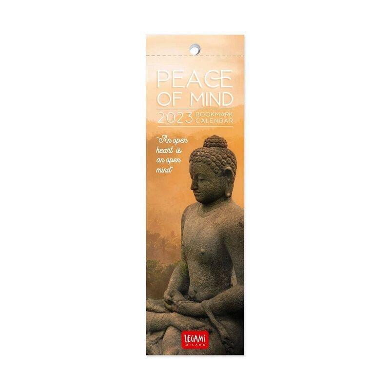 Legami Bookmark Calendar 2023 (5.5 x 18 cm) - Peace Of Mind, , large image number 0