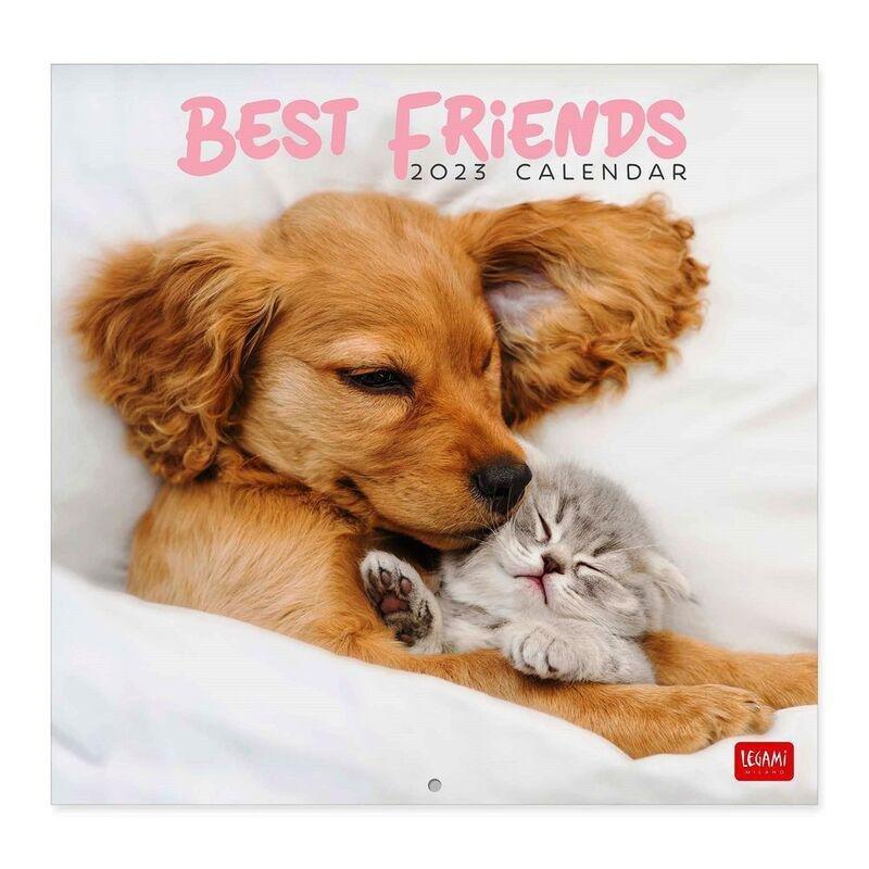 Legami Calendar 2023 (30 x 29 cm) - Best Friends, , large image number 0