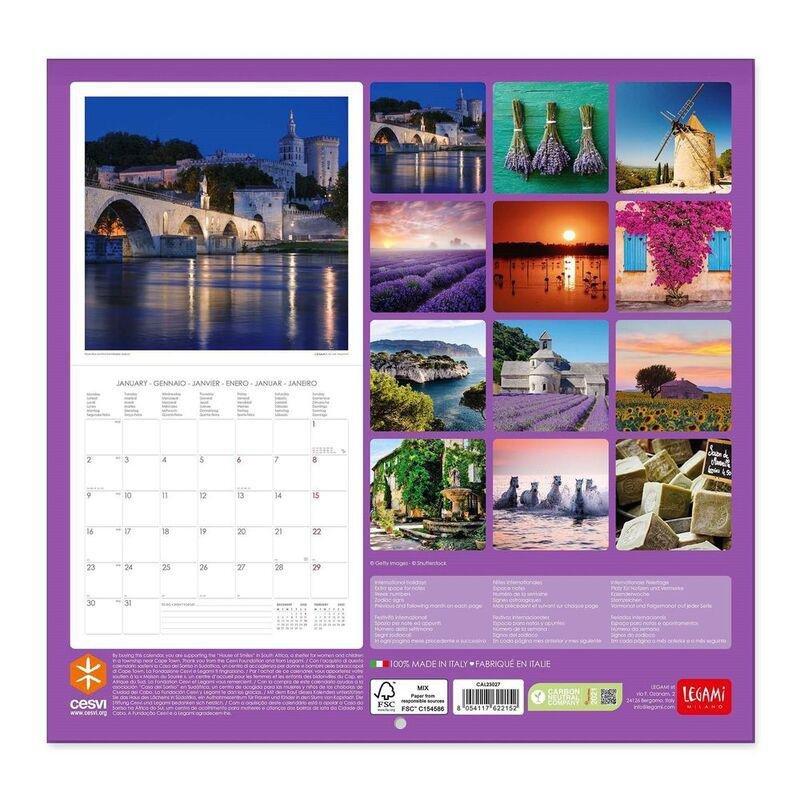 Legami Calendar 2023 (30 x 29 cm) - Provence, , large image number 2