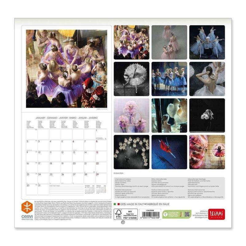 Legami Calendar 2023 (30 x 29 cm) - Ballet, , large image number 2