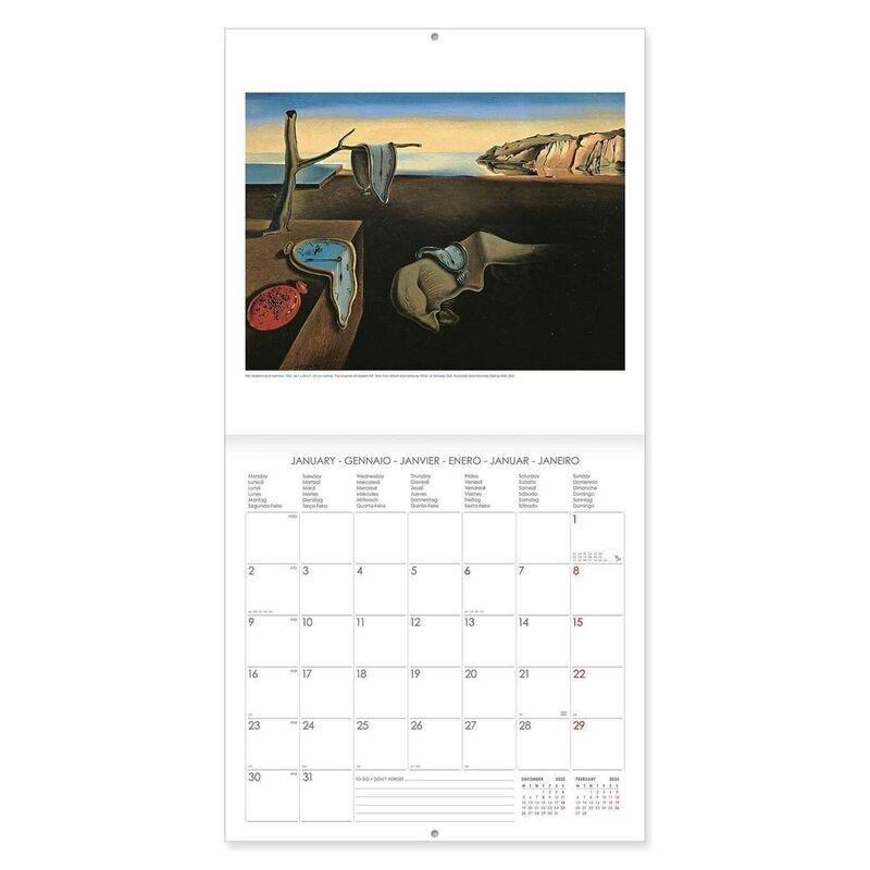 Legami Calendar 2023 (30 x 29 cm) - Salvador Dali', , large image number 1