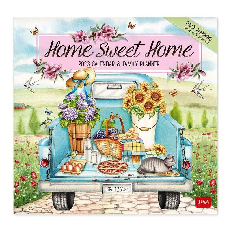 Legami Uncoated Paper Calendar 2023 (30 x 29 cm) - Home Sweet Home, , large image number 0