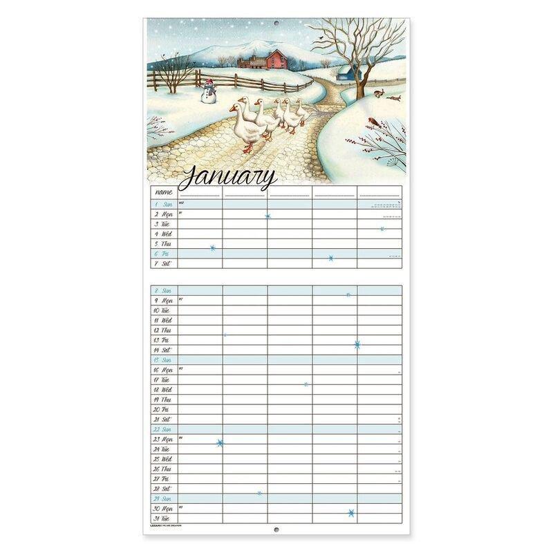 Legami Uncoated Paper Calendar 2023 (30 x 29 cm) - Home Sweet Home, , large image number 1