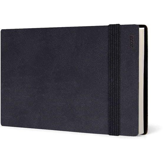 Legami Small Weekly Horizontal Diary 12 + 1 Month 2023 (9.5 x 13 cm) - Black, , large image number 2