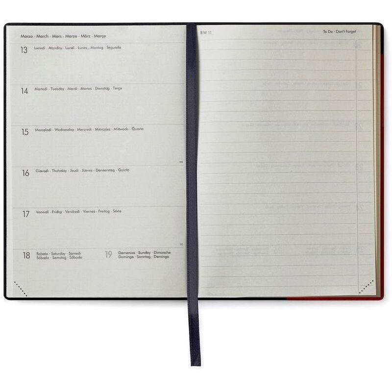 Legami Medium Weekly Diary with Notebook 12 Month 2023 (12 x 18 cm) - Red, , large image number 1