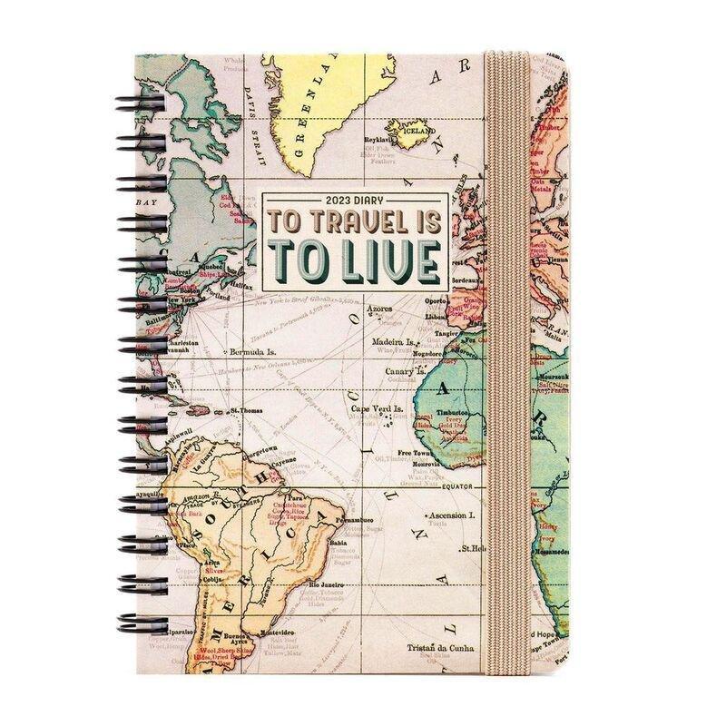 Legami Small Weekly Spiral Bound Diary 12 Month 2023 (9.5 x 13 cm) - Travel, , large image number 0