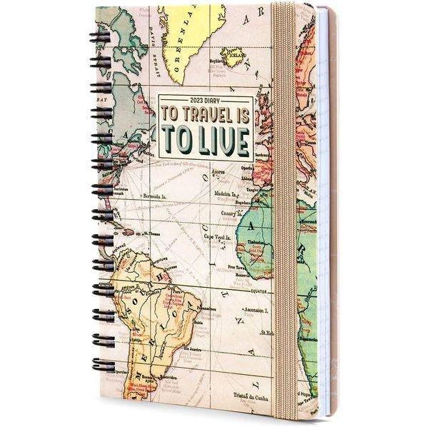 Legami Small Weekly Spiral Bound Diary 12 Month 2023 (9.5 x 13 cm) - Travel, , large image number 2