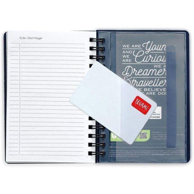 Legami Small Weekly Spiral Bound Diary 12 Month 2023 (9.5 x 13 cm) - Stars, , large image number 1
