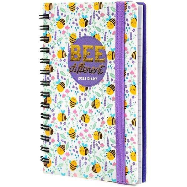 Legami Small Weekly Spiral Bound Diary 12 Month 2023 (9.5 x 13 cm) - Bee, , large image number 0