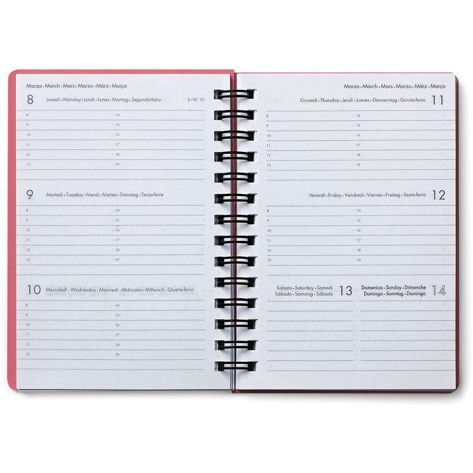 Legami Small Weekly Spiral Bound Diary 12 Month 2023 (9.5 x 13 cm) - Panda, , large image number 1