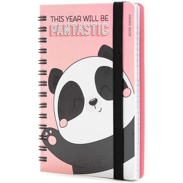 Legami Small Weekly Spiral Bound Diary 12 Month 2023 (9.5 x 13 cm) - Panda, , large image number 2