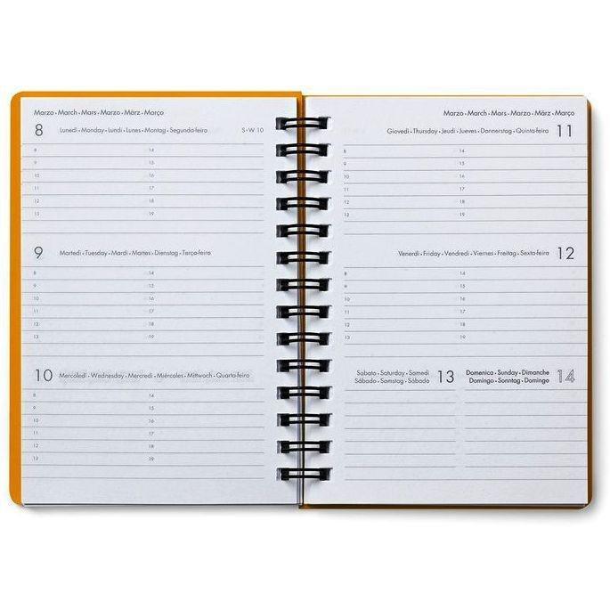 Legami Small Weekly Spiral Bound Diary 12 Month 2023 (9.5 x 13 cm) - Daisy, , large image number 1