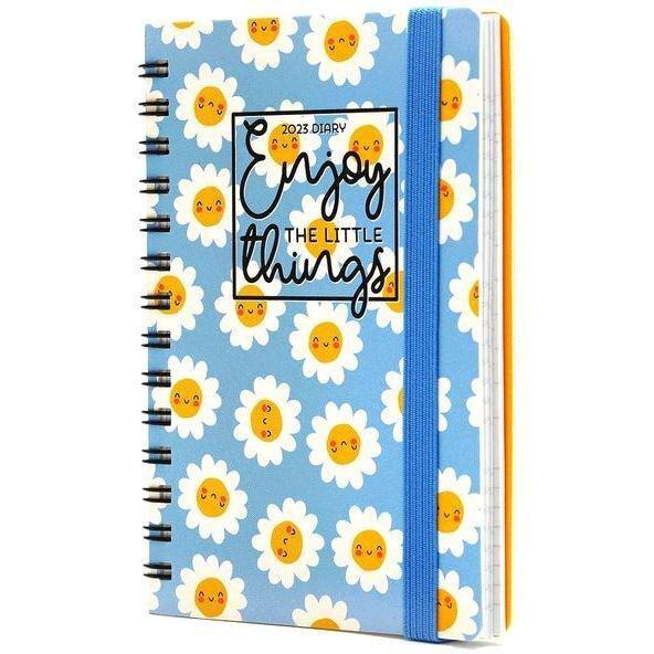 Legami Small Weekly Spiral Bound Diary 12 Month 2023 (9.5 x 13 cm) - Daisy, , large image number 2