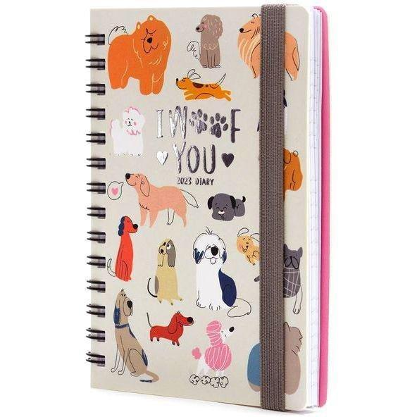 Legami Small Weekly Spiral Bound Diary 12 Month 2023 (9.5 x 13 cm) - Dogs, , large image number 2