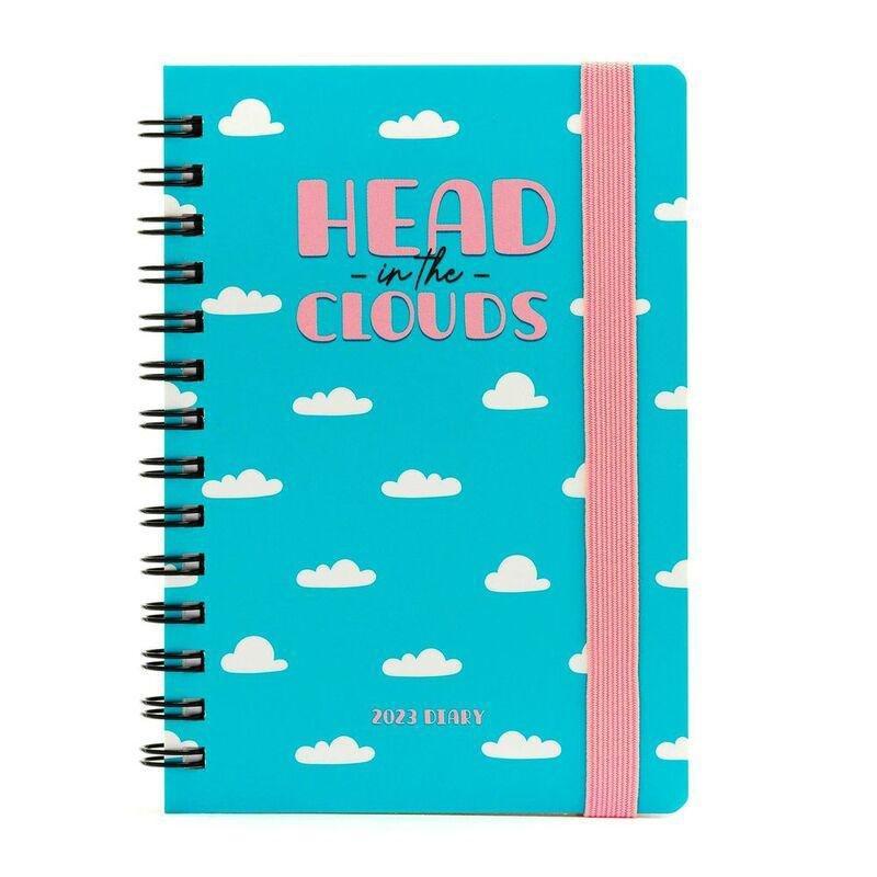 Legami Small Weekly Spiral Bound Diary 12 Month 2023 (9.5 x 13 cm) - Cloud, , large image number 0
