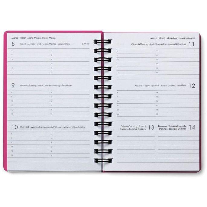 Legami Small Weekly Spiral Bound Diary 12 Month 2023 (9.5 x 13 cm) - Strawberry, , large image number 1