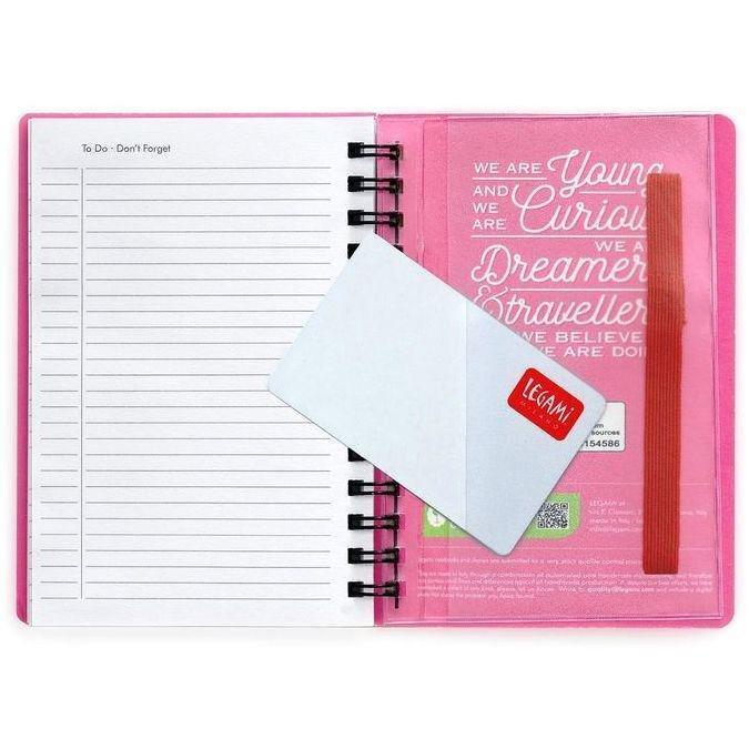 Legami Small Weekly Spiral Bound Diary 12 Month 2023 (9.5 x 13 cm) - Strawberry, , large image number 3