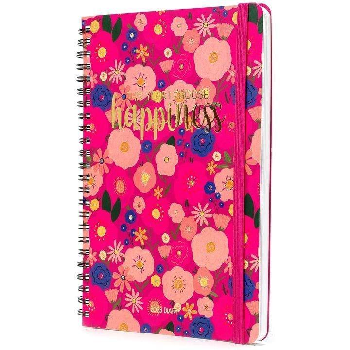 Legami Large Weekly Spiral Bound Diary 12 Month 2023 (15 x 21 cm) - Flowers, , large image number 2