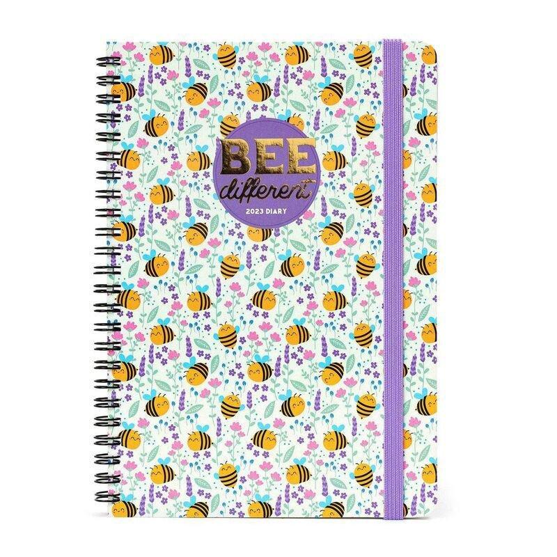 Legami Large Weekly Spiral Bound Diary 12 Month 2023 (15 x 21 cm) - Bee, , large image number 0