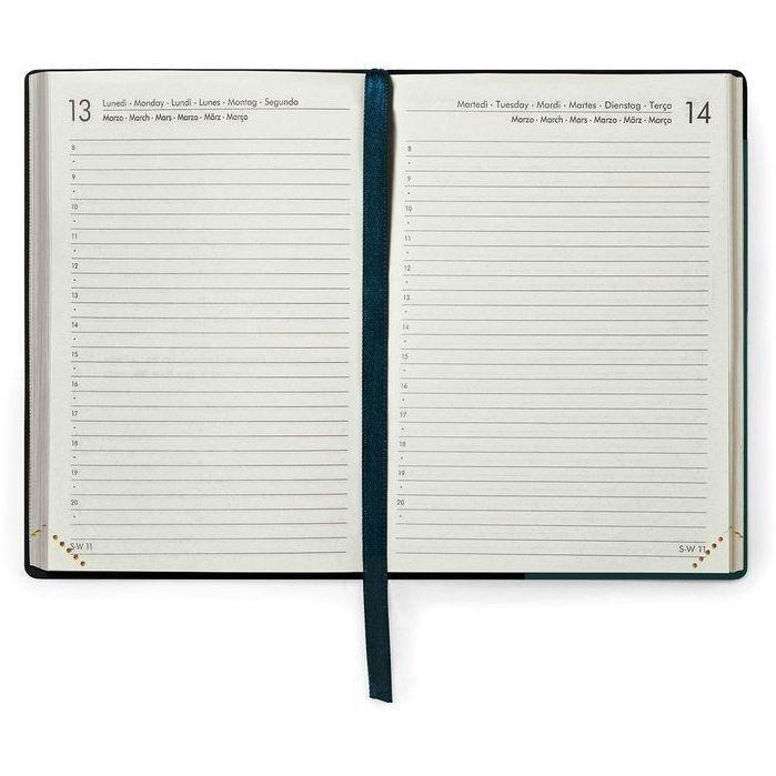 Legami Small Daily Diary 16 Month 2022/2023 (9.5 x 13 cm) - Petrol Blue, , large image number 1