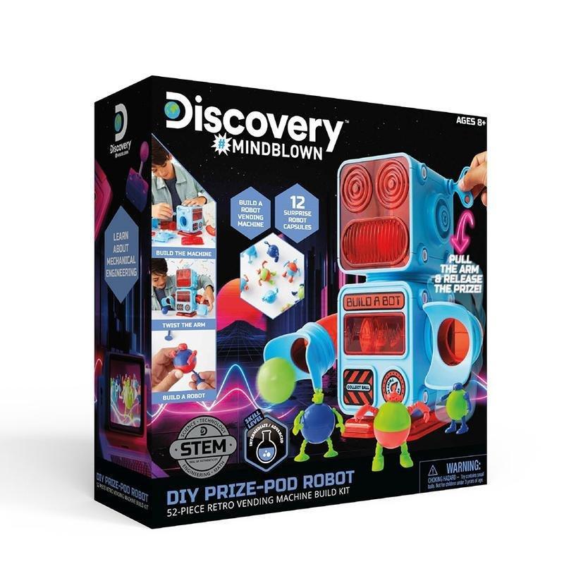Discovery Mindblown DIY Prize-Pod 52-Piece Retro Vending Machine Build Kit, , large image number 7