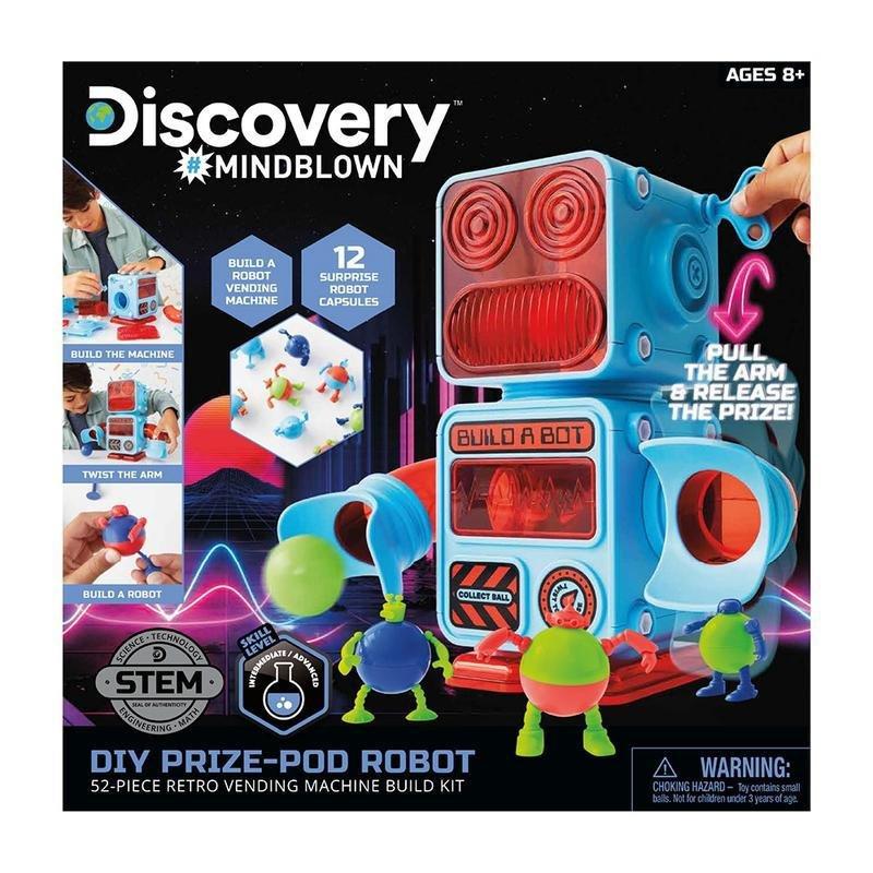 Discovery Mindblown DIY Prize-Pod 52-Piece Retro Vending Machine Build Kit, , large image number 8