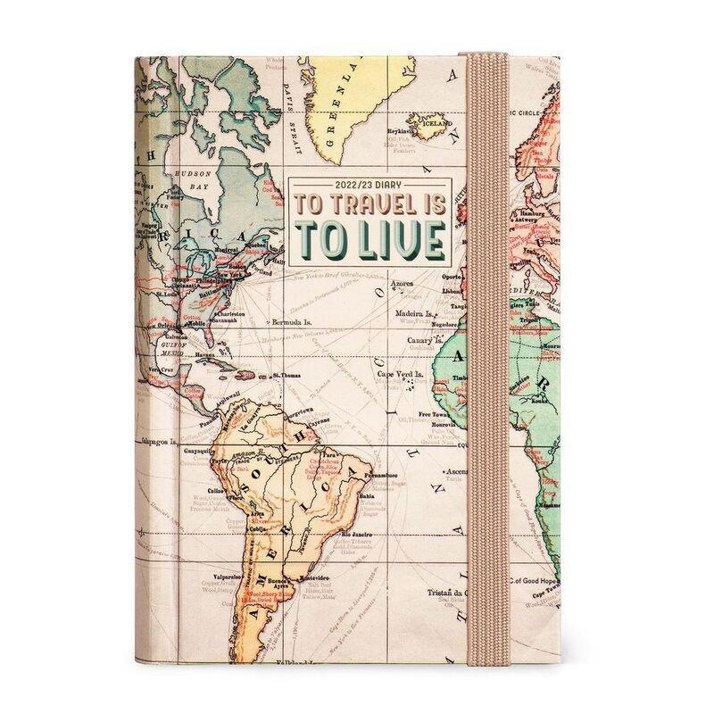 Legami Small Photo Daily Diary 16 Month 2022/2023 (9.5 x 13 cm) - Travel, , large image number 0