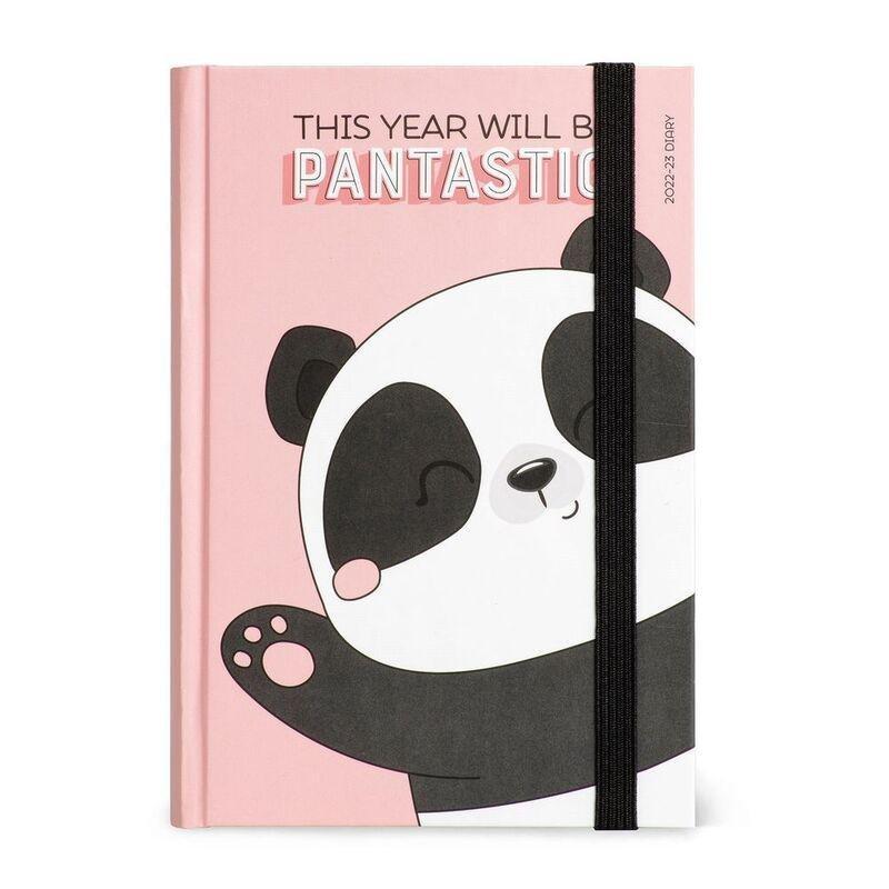 Legami Medium Photo Daily Diary 16 Month 2022/2023 (12 x 18 cm) - Panda, , large image number 0