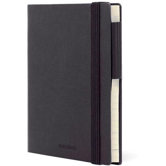 Legami Small Weekly Diary with Notebook 18 Month 2022/2023 (9.5 x 13 cm) - Black, , large image number 2