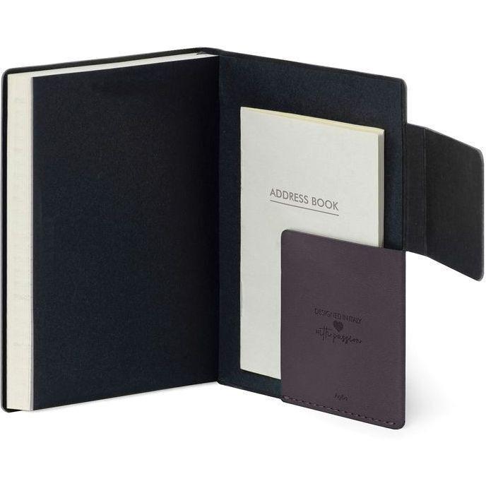 Legami Small Weekly Diary with Notebook 18 Month 2022/2023 (9.5 x 13 cm) - Black, , large image number 3