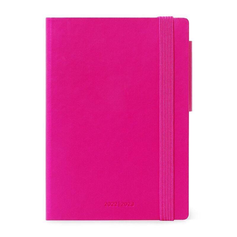 Legami Small Weekly Diary with Notebook 18 Month 2022/2023 (9.5 x 13 cm) - Orchid, , large image number 0