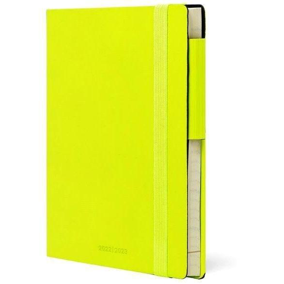 Legami Small Weekly Diary with Notebook 18 Month 2022/2023 (9.5 x 13 cm) - Lime Green, , large image number 2