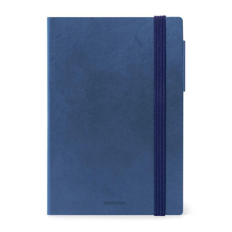 Legami Medium Weekly Diary with Notebook 18 Month 2022/2023 (12 x 18 cm) - Blue, , large image number 0