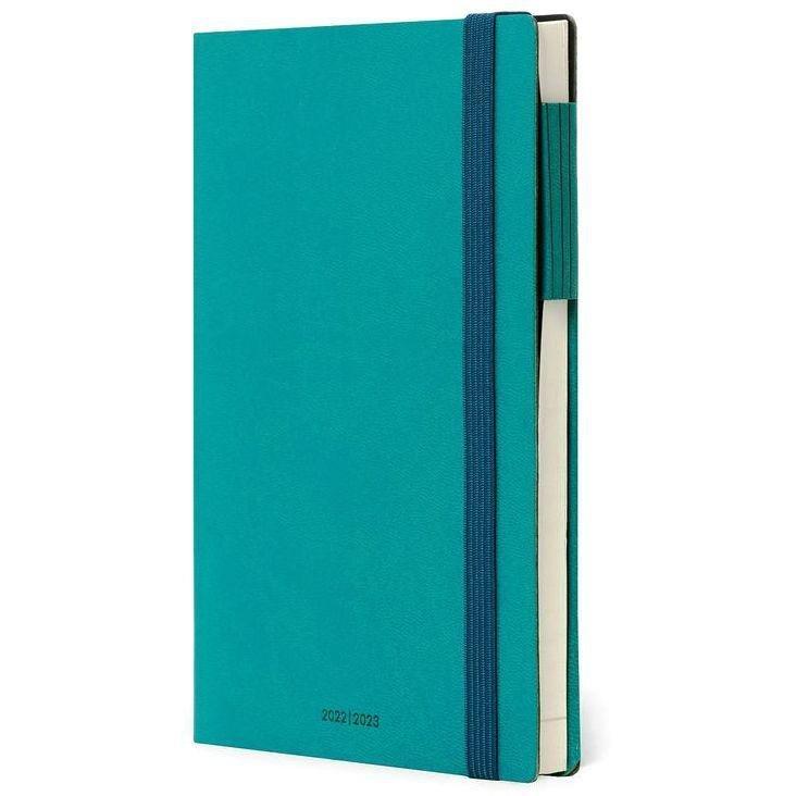 Legami Medium Weekly Diary with Notebook 18 Month 2022/2023 (12 x 18 cm) - Petrol Blue, , large image number 2