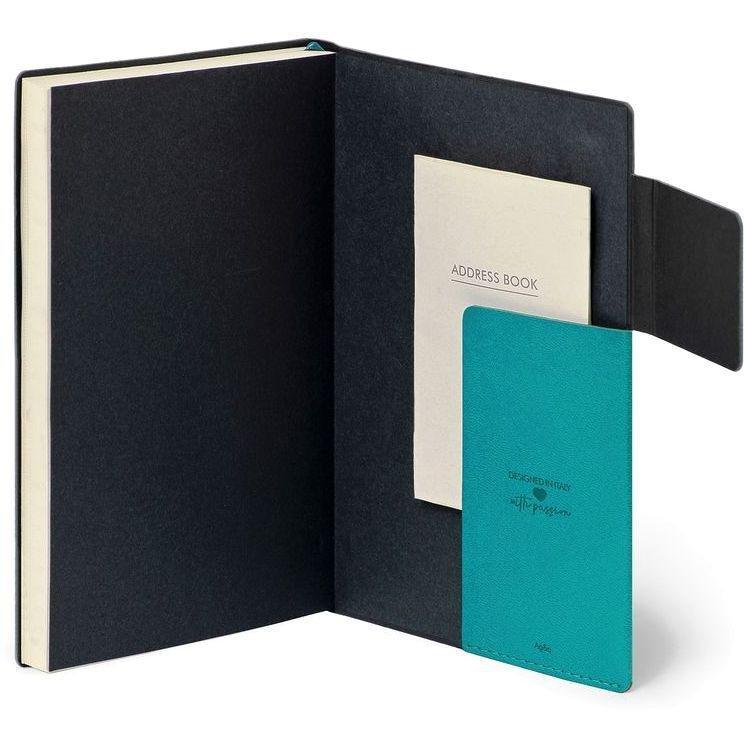 Legami Medium Weekly Diary with Notebook 18 Month 2022/2023 (12 x 18 cm) - Petrol Blue, , large image number 3